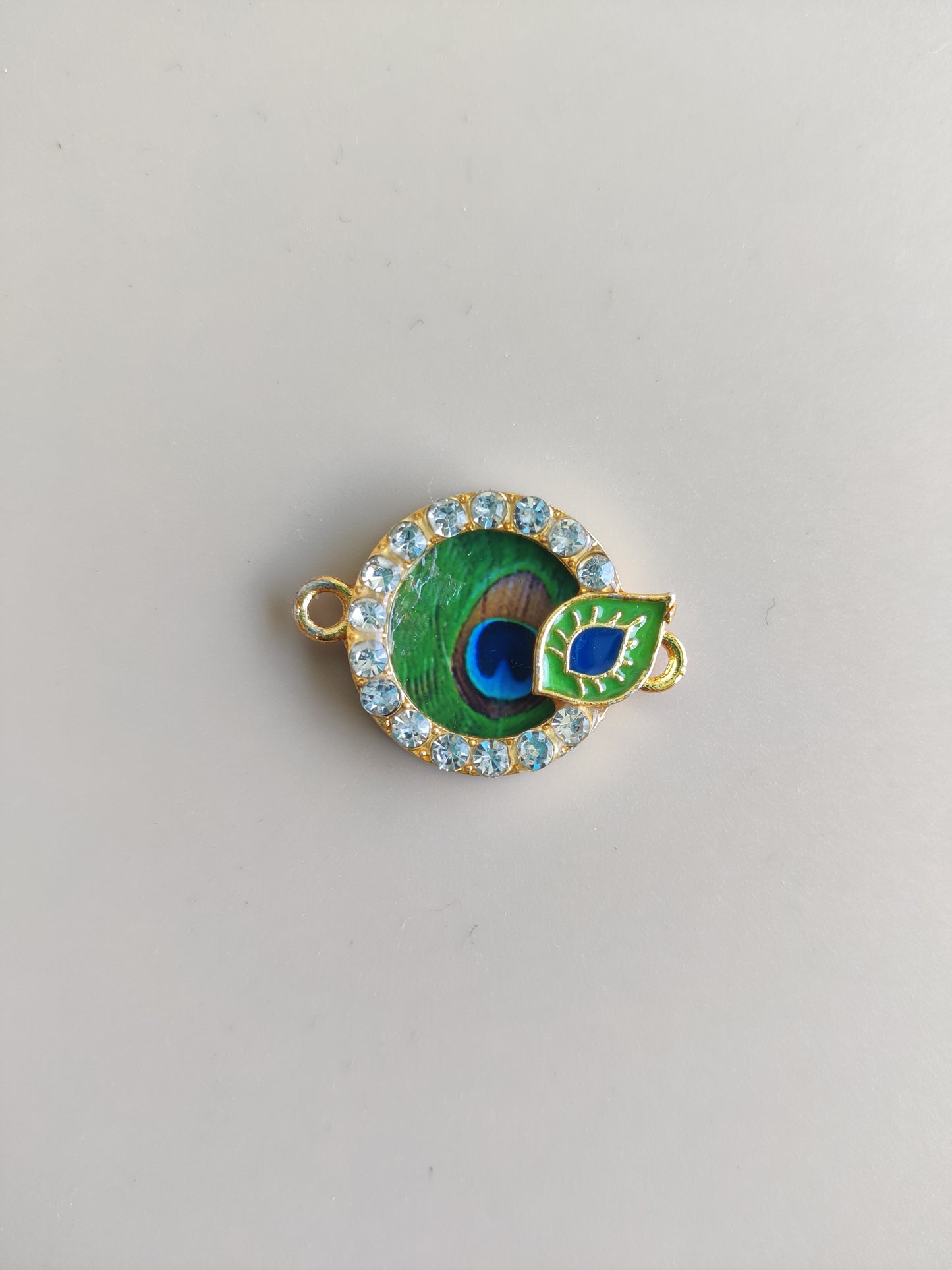 Peacock metal charms