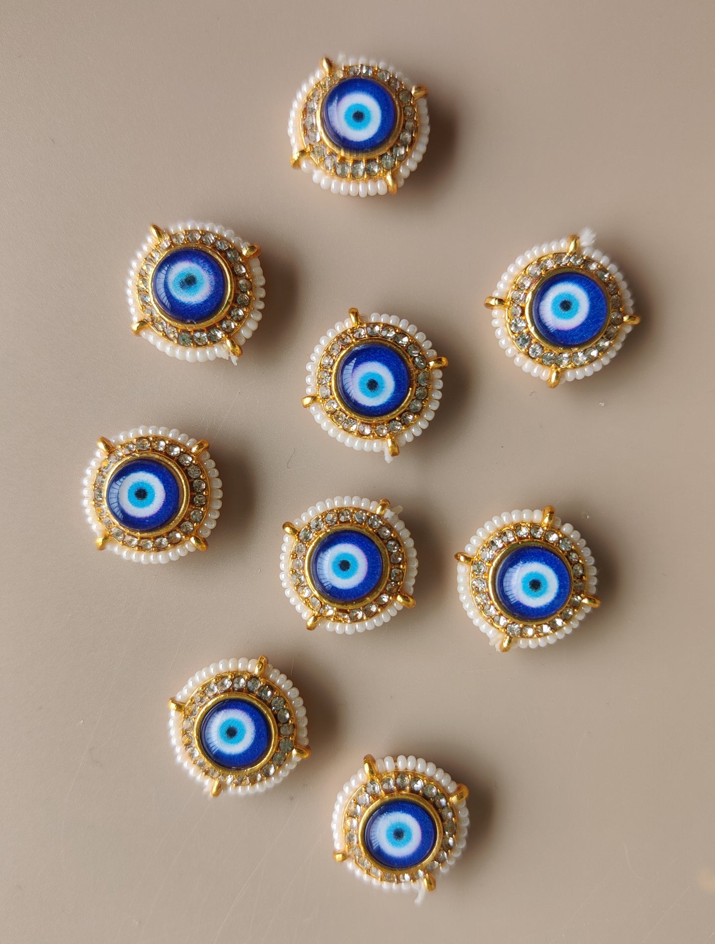 Evil eye heavy pearl charms