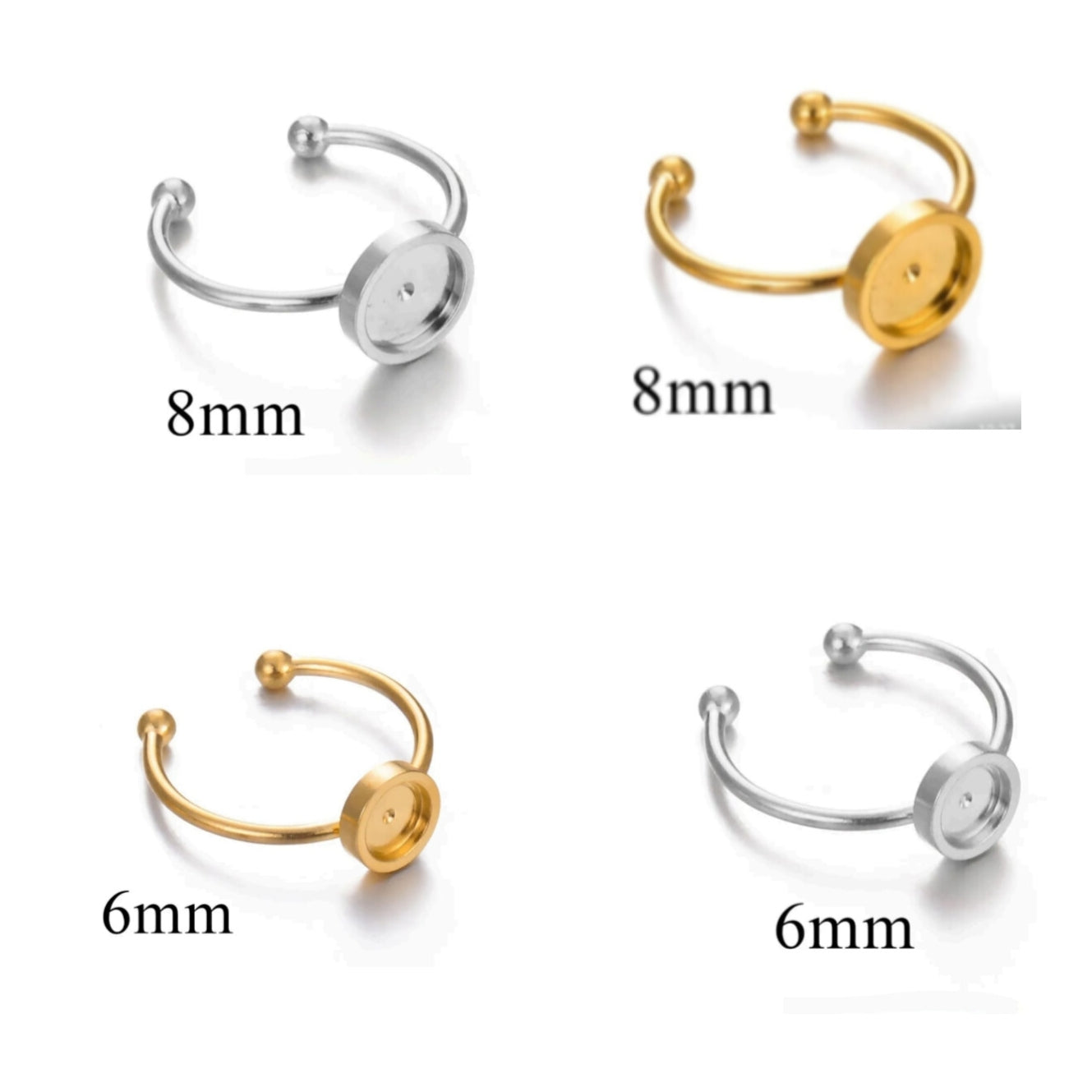 Anti tarnish Rings - Round