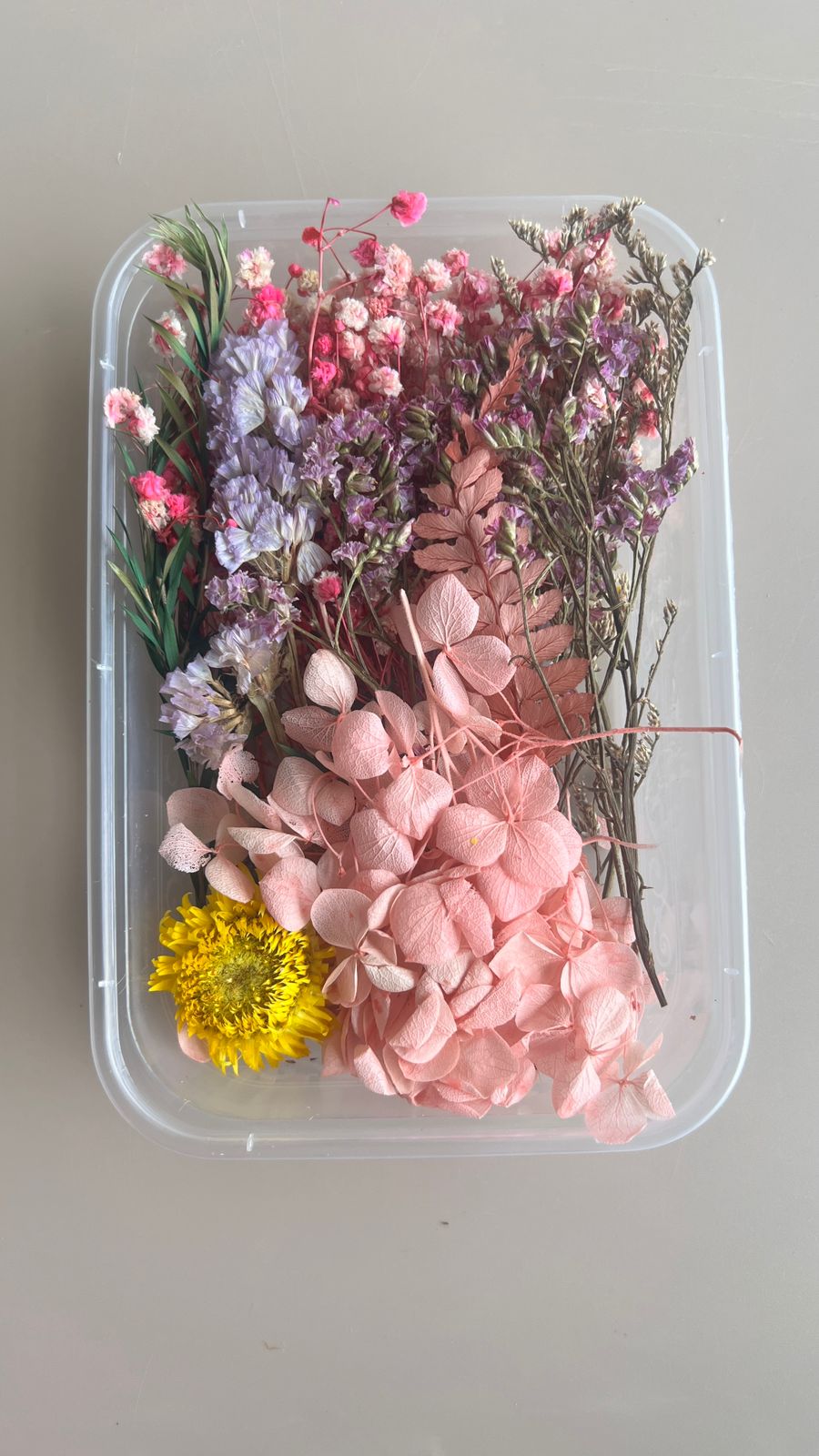 Dry flowers box
