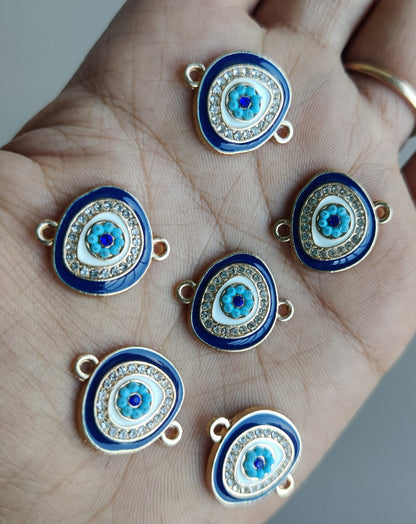 Evil eye irregular charms