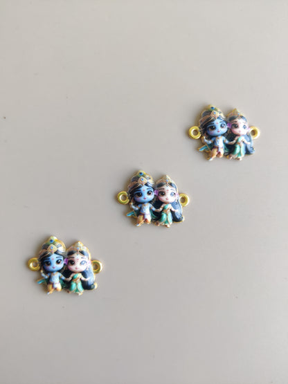 Radha Krishna Rakhi Charms