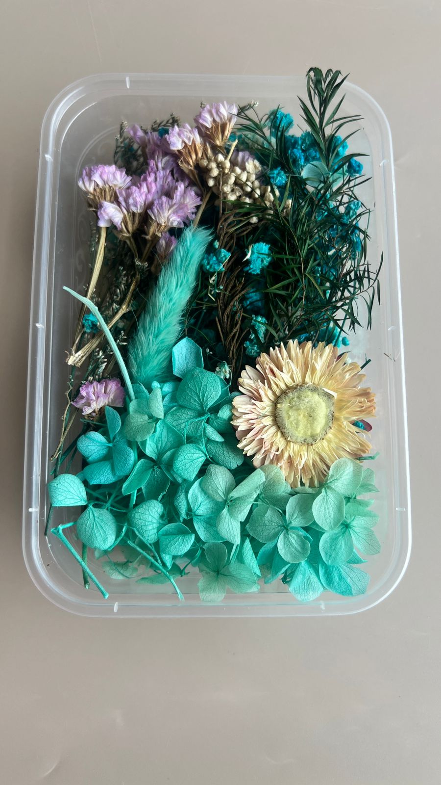 Dry flowers box