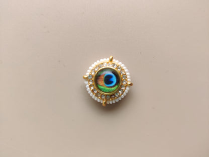 Peacock heavy pearl charms