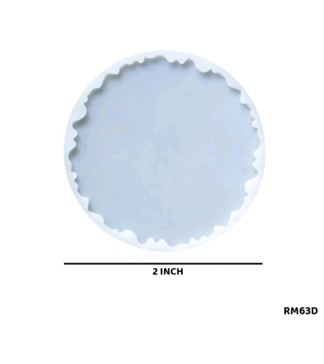 2 inch Round agate zigzag Mould