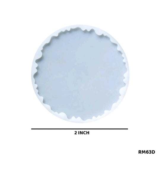 2 inch Round agate zigzag Mould