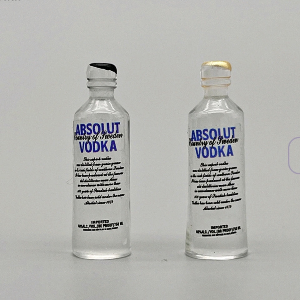 Vodka miniature bottle