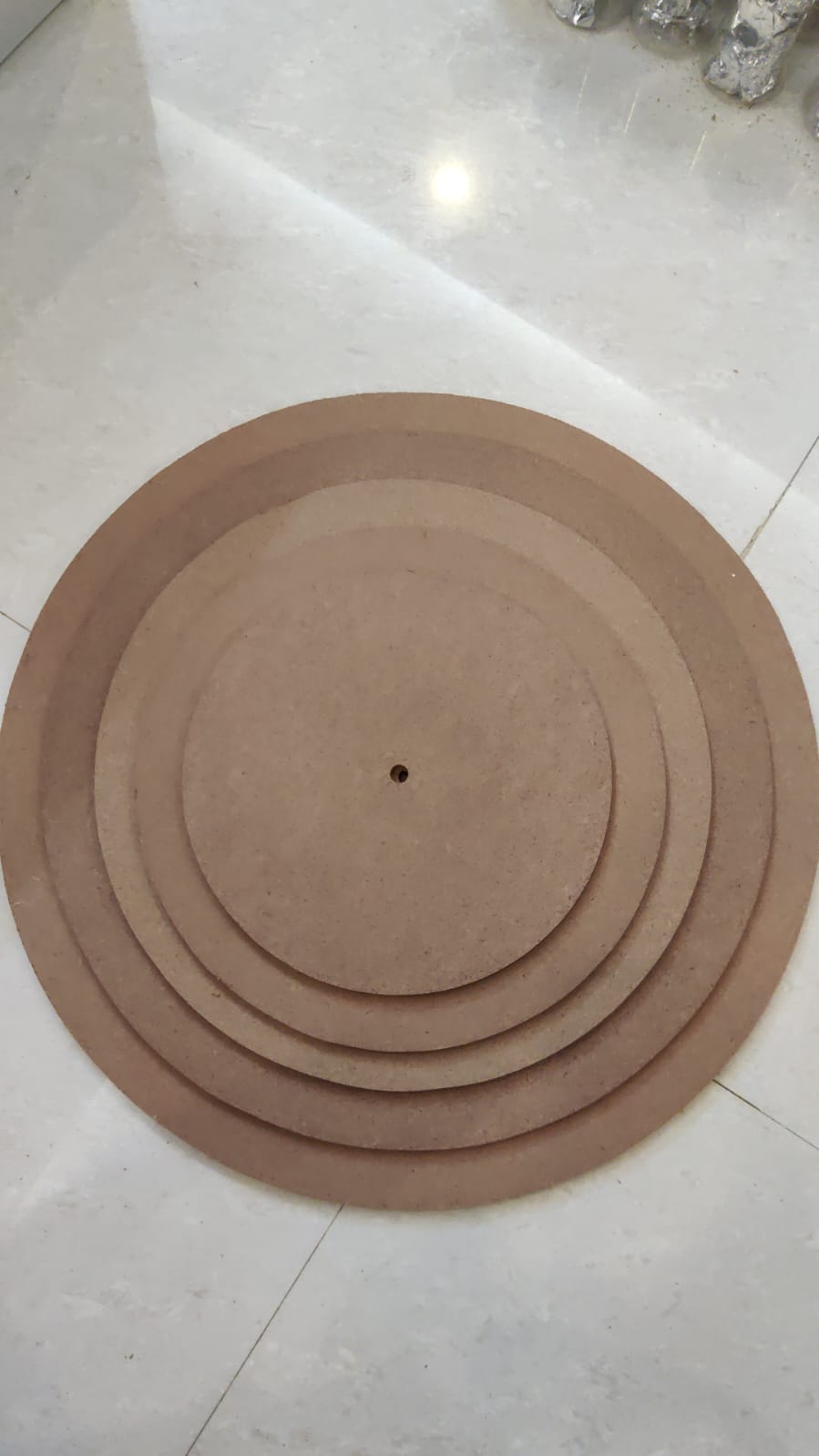 4'mm Clock base with Hole