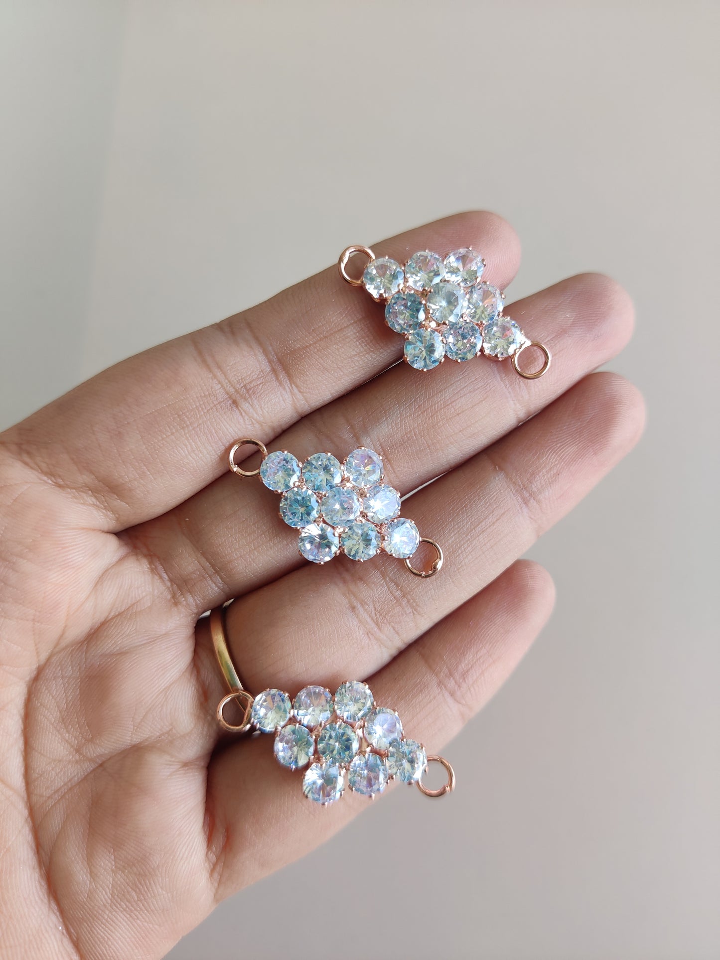Diamond stone charms