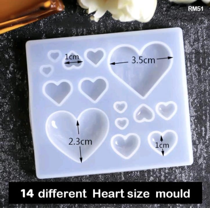 14 in 1 Heart mould Small