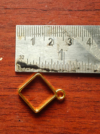 Diamond pendant bezel - pack of 5