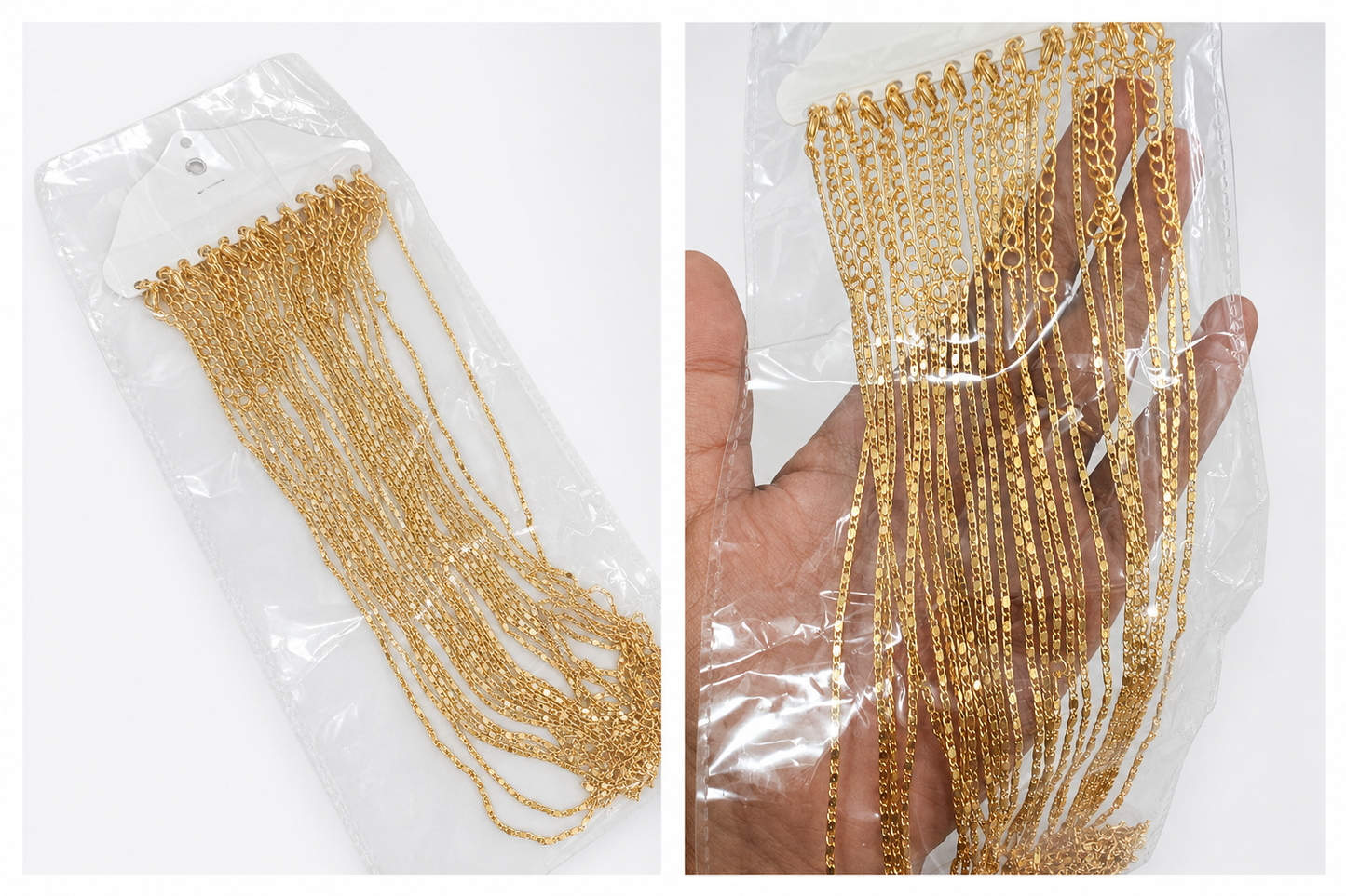 Anti tarnish thin chain - C