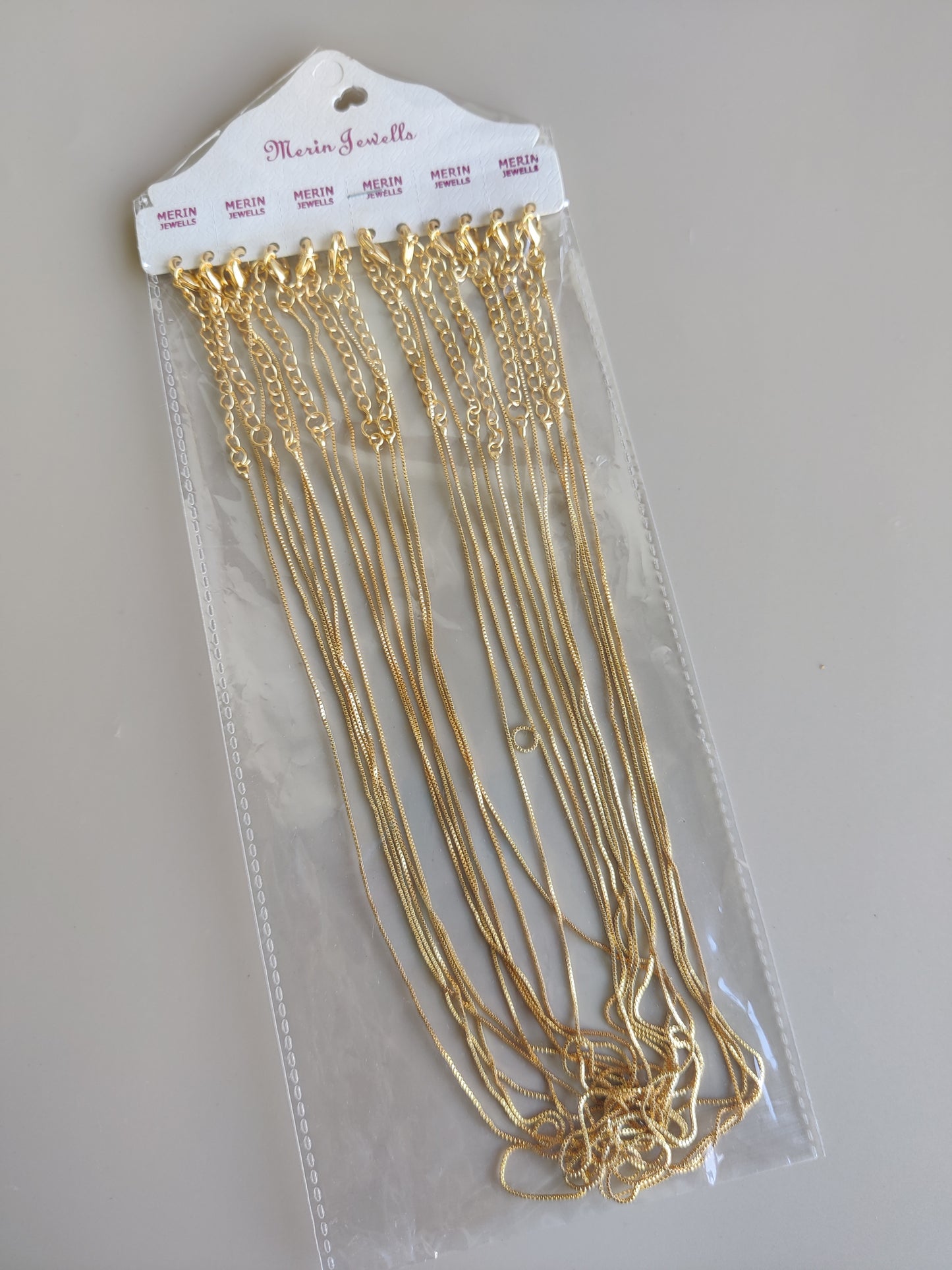 Anti tarnish thin chain - A