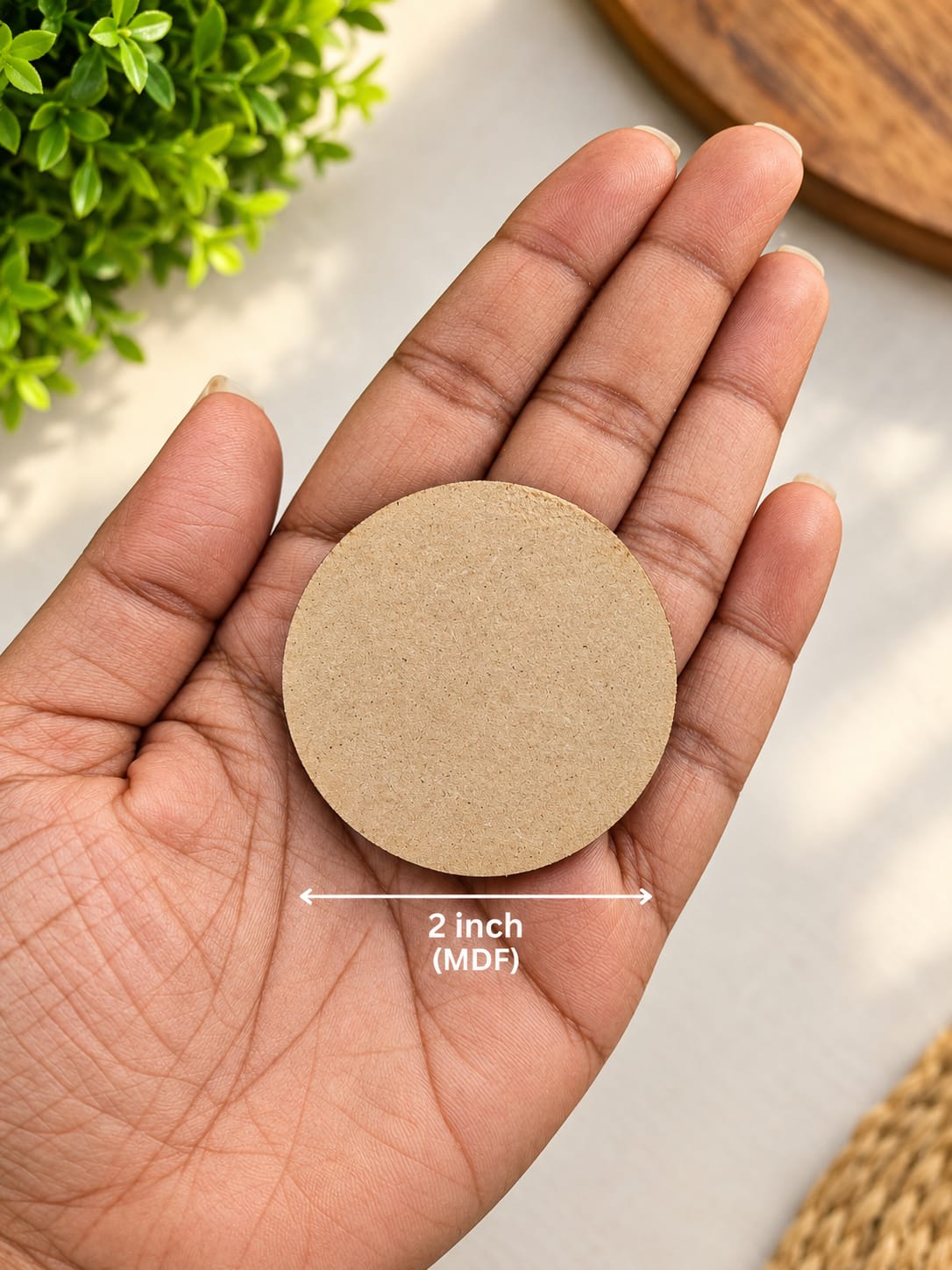2 inch MDF round