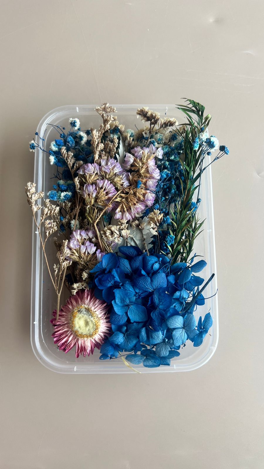 Dry flowers box