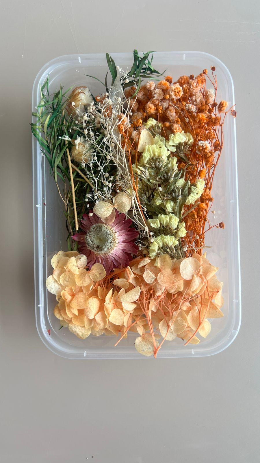 Dry flowers box