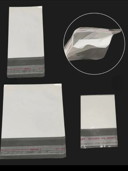Packaging plastic with white background