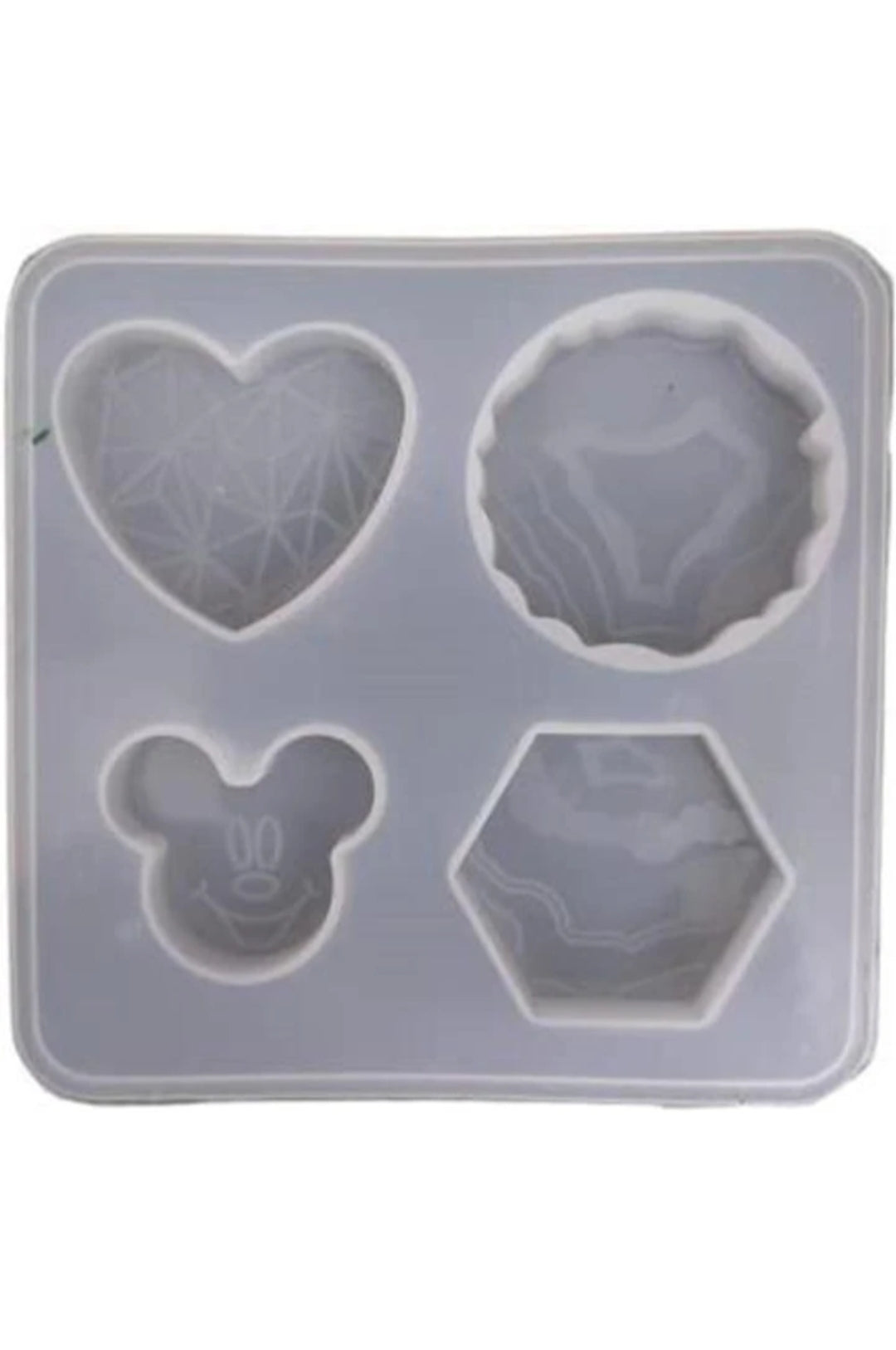 Designer 4 Cavity Pop-socket Mould/ Keychain Mould