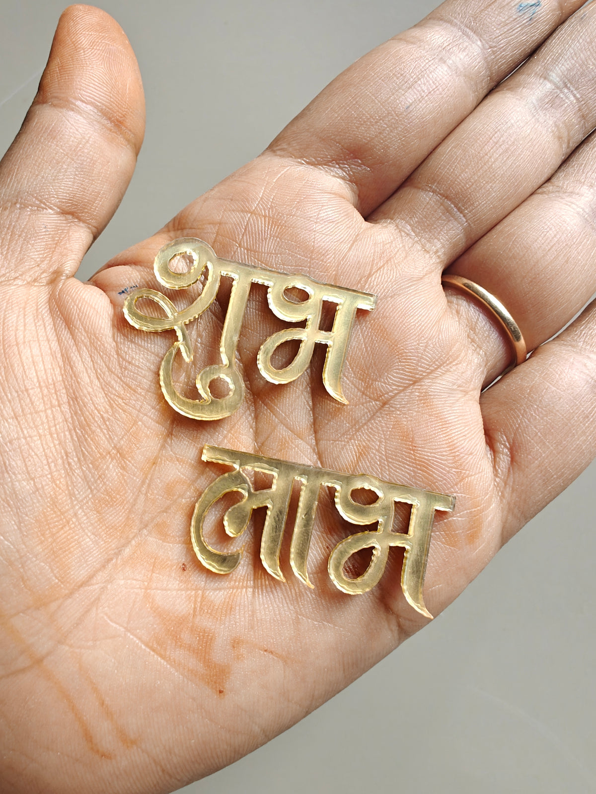 Subh labh Acrylic Cutout- Pair