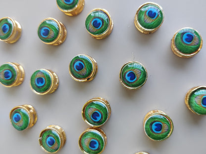 Peacock charms
