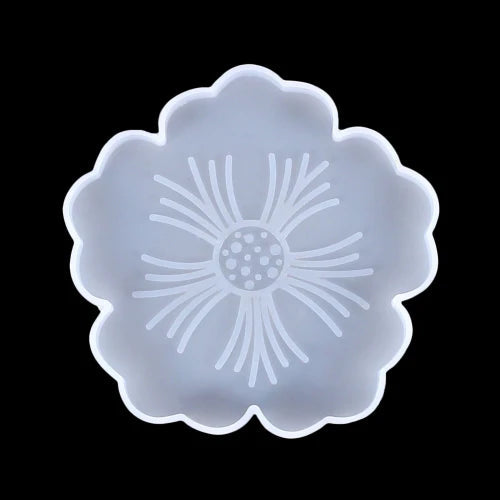 5 Kali Coaster Mould /flower mould designer