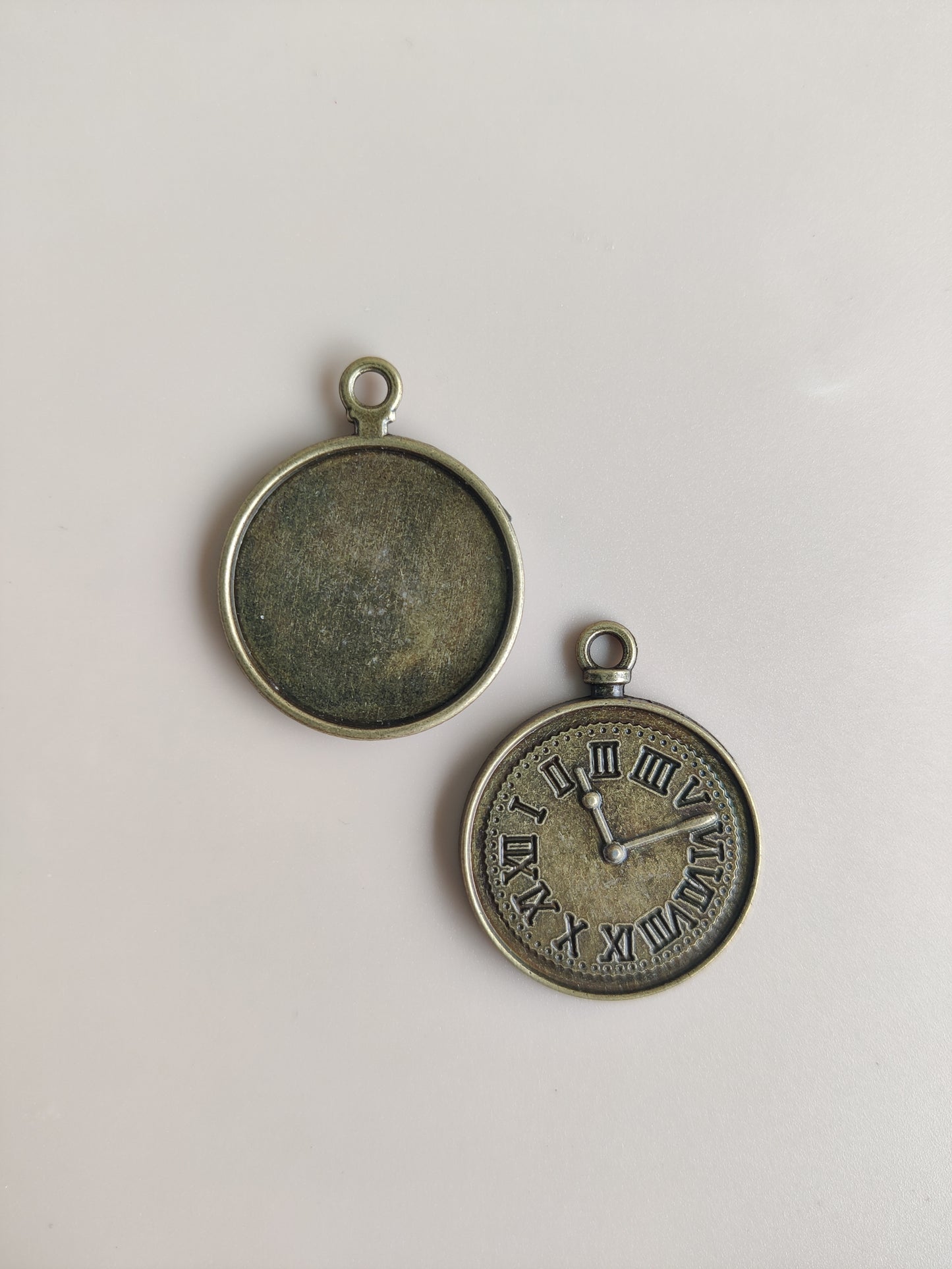 Vintage / Antique Bezel pendant- Q