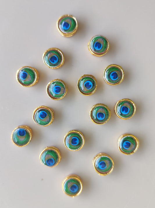 Peacock charms