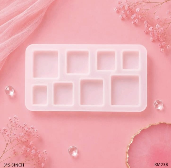 8 cavity square rectangle Mould