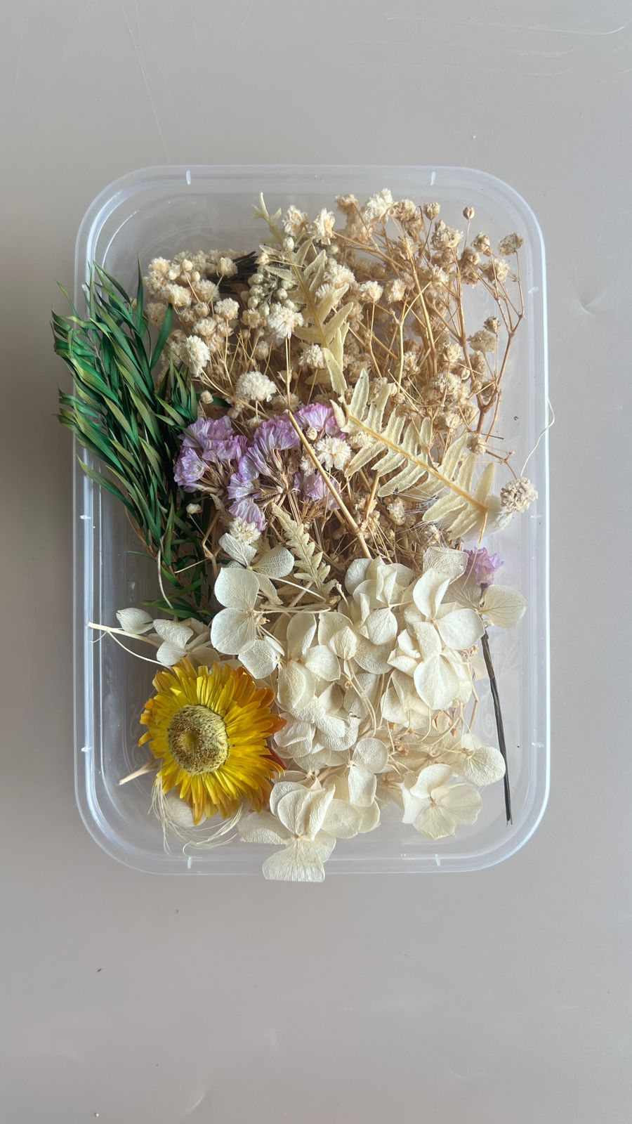 Dry flowers box