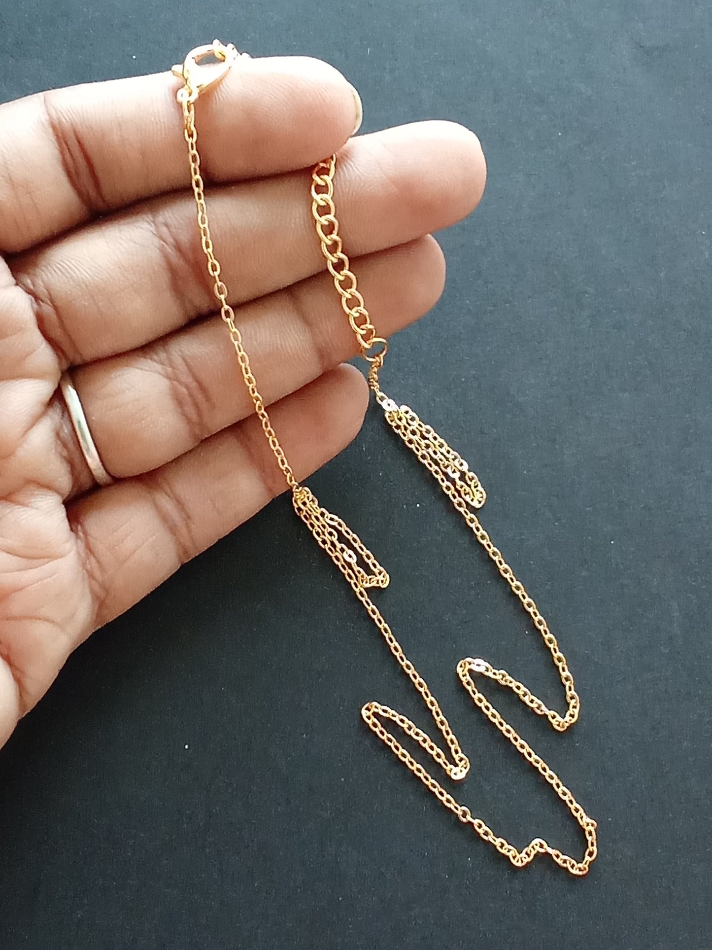 Anti tarnish thin chain - B