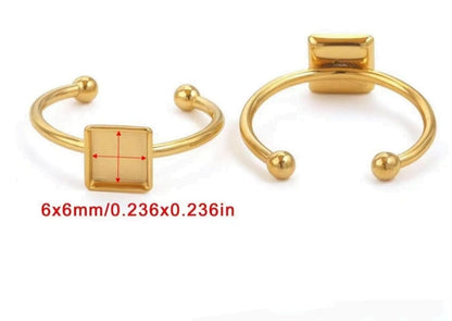 Anti tarnish Rings