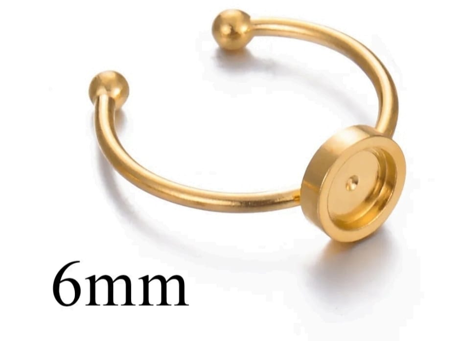 Anti tarnish Rings - Round