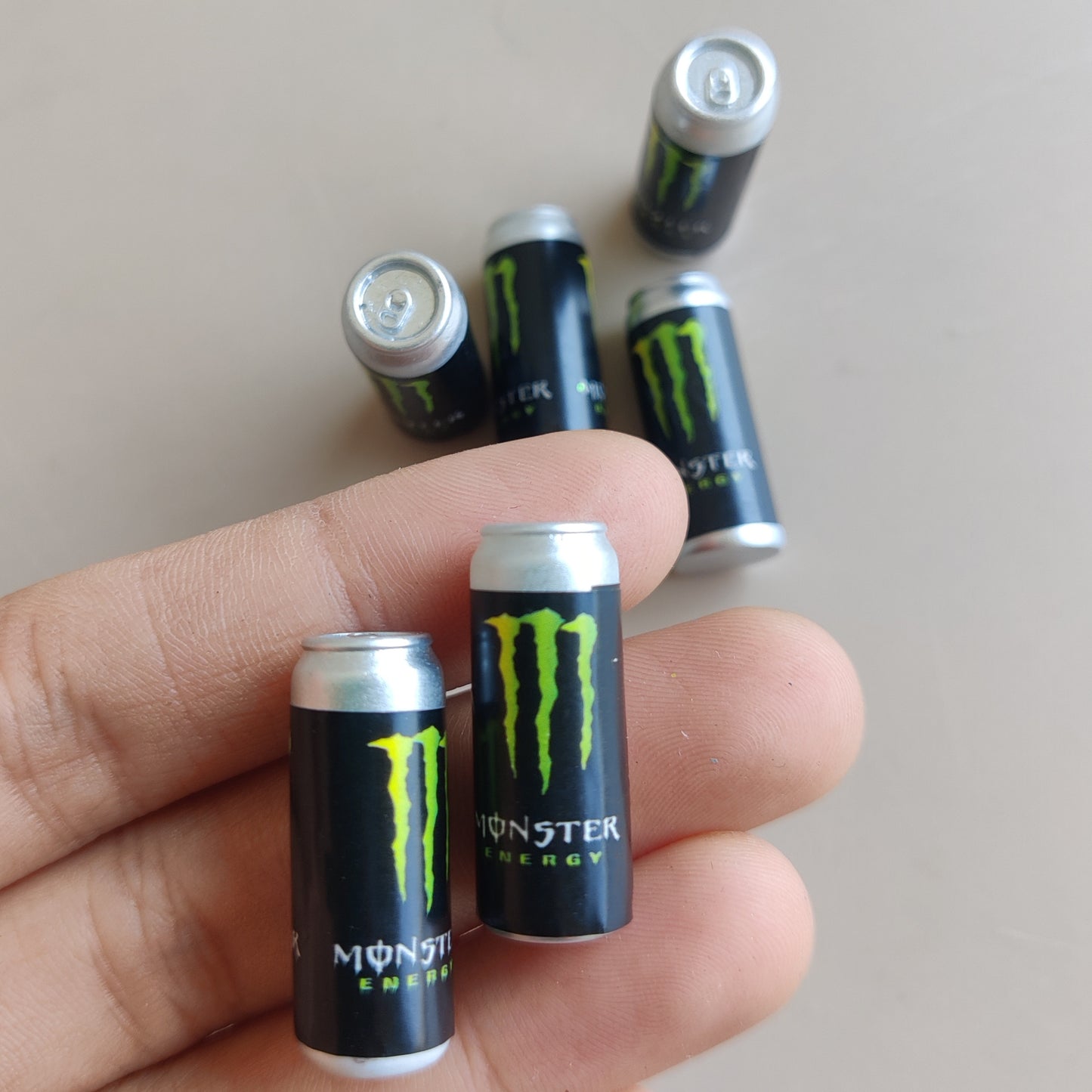 Energy drink miniature bottle
