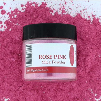 Rose pink Pearl Mica Powder 20 Gram