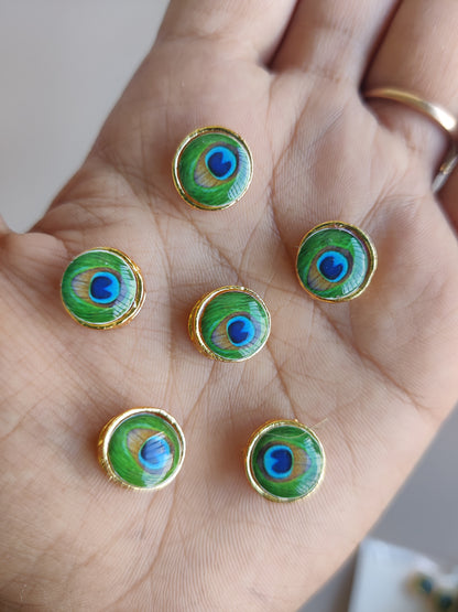 Peacock charms