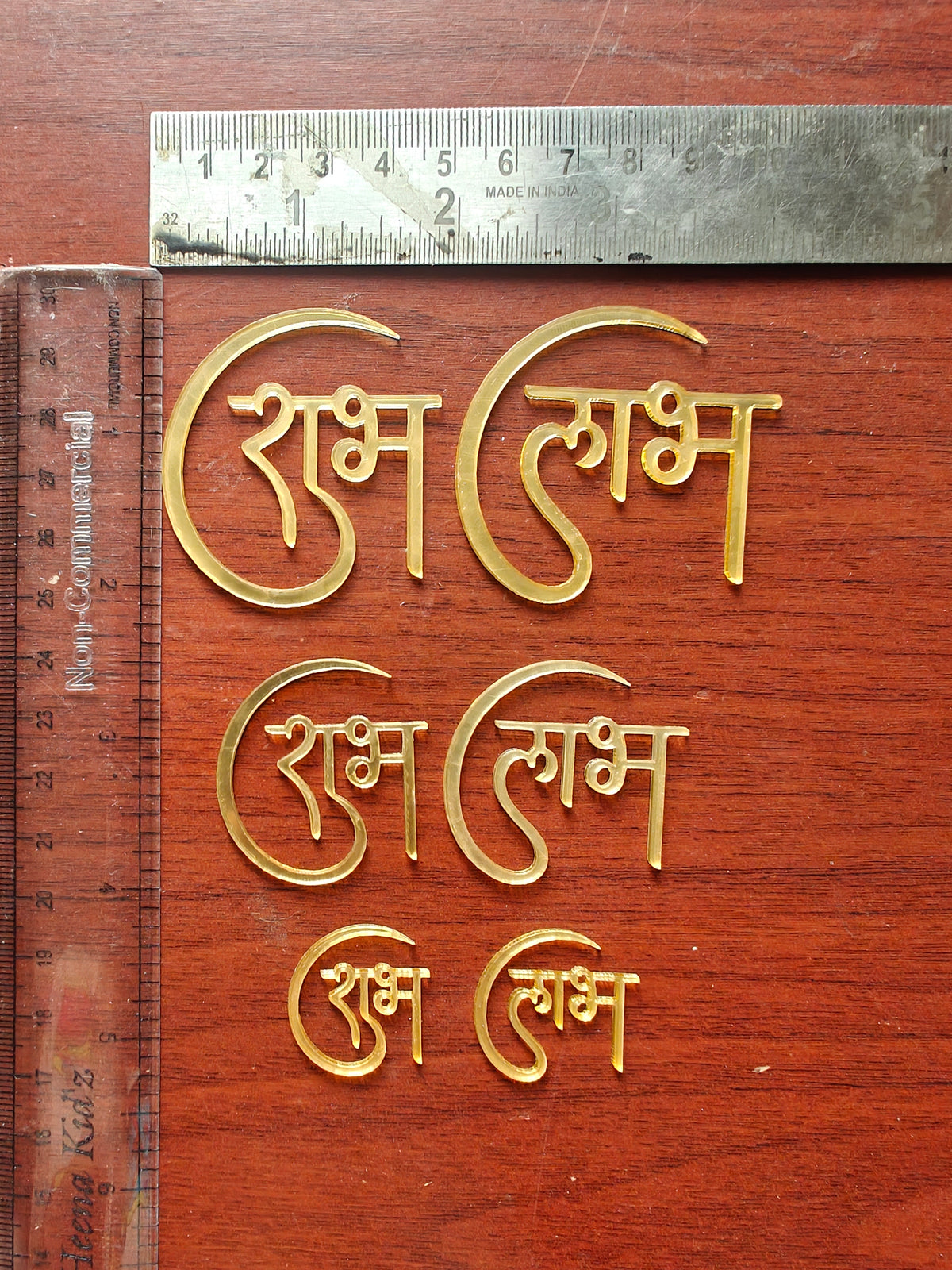Subh Labh acrylic Pair